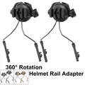 Dulhelmet-Adaptateur de rail pour casque support rapide casque à rotation à 360 degrés suspension