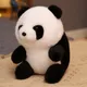 Peluches d'animaux sauvages jouets ronds et réalistes Panda cadeaux pour enfants garçons et