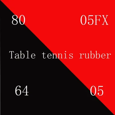 Raquette de tennis de table en caoutchouc éponge rouge lame de ping-pong haute qualité vente 2