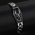 Bracelet à breloques Scorpion pour hommes bracelet en métal bracelet vintage style punk mode