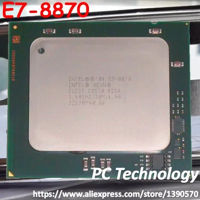 E7-8870 Original Intel Xeon E7 8870 2.4GHz 30MB 10CORE 22NM LIncome 1567 130W Processeur livraison