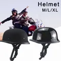 Demi-casque de moto Vintage pour hommes et femmes demi-casque rétro été visage ouvert Cruiser