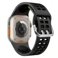 Bracelet en Silicone pour Apple Watch Ultra 49mm 44mm 45mm 40mm 41mm 38mm 42mm 40mm 44mm