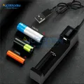 Chargeur USB universel à 1 fente adaptateur LED intelligent pour Batteries rechargeables Li-ion
