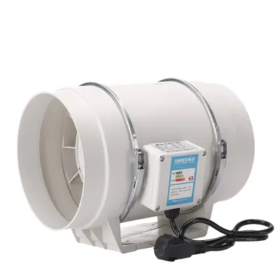 Ventilateur de conduit en ligne silencieux extracteur d'air ventilation accédée flux d'air