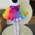 Jupe Tutu pour bébé fille vêtement en Tulle coloré Mini Pettiskirt pour fête dansante