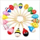 Hochets en bois Maraca pour enfants fête itude faveur de l'enfant jouet shaker pour bébé hochets