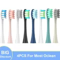 Têtes de rechange pour brosse à dents Oclean Flow/X/ X PRO/ Z1/ F1/ One/ Air 2 /SE 4 pièces