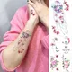 Autocollant de Tatouage Temporaire Étanche pour Femme Beau Papillon Fleur Frais Enfant Bras