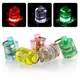 Piège à poisson cylindrique LED 3 couleurs lumière clignotante pour pêche sous-marine leurre