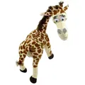 Jouets en peluche de girafe vraie vie amusante poupées d'animaux en peluche Simulation douce de
