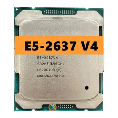Xeon processeur E5 26ino V4 3.50GHZ 4-Core 20MB E5 2637 V4 LGA2011-3 135W E5-2637 v4 E5-2637V4