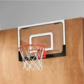Mini panier de basket-ball mural filet avec pompe à balles réglage gratuit exercice de tir