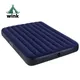 Matelas gonflable pliant bleu lit à air simple double grande taille épais domestique