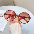 HKNA – lunettes De soleil rondes Vintage pour femmes et hommes surdimensionnées marque De luxe De