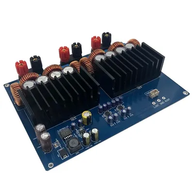Carte d'amplificateur numérique 1200W TAS5630 + OPA1632DR 2.0 canaux classe D 330UF/100Vx4