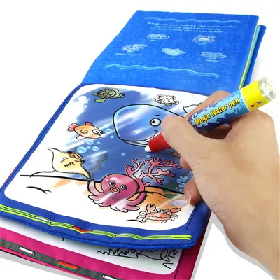 Livre de dessin magique à l'eau livre de coloriage et stylo magique planche à dessin jouets de