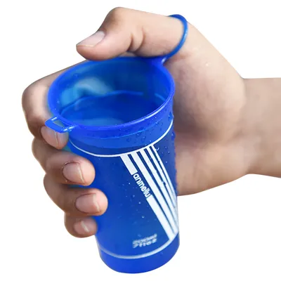 Tasse à eau pliable en TPU pour sports de plein air bouteille souple pliante sac à eau bouilloire