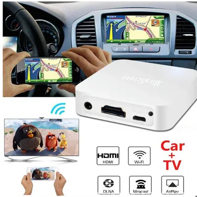 MiraScreen – boîtier d'affichage WiFi pour voiture miroir écran de téléphone vers voiture