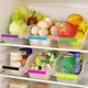 Panier de rangement Portable en plastique pour réfrigérateur porte-légumes œufs fruits tiroir