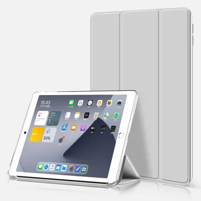GOOYIYO – étui en cuir pour iPad 9 10.2 2021 Pro 11 2020 support de tablette coque en TPU fente