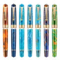 Asvin – stylo plume de remplissage à Piston P20 acrylique beaux motifs pointe EF/F/M avec Clip