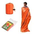 Sac de couchage d'urgence thermique léger et imperméable couverture de maintien au chaud camping