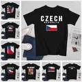 T-shirt à col rond pour hommes et femmes vêtements pour garçons 100% coton République tchèque