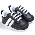 Chaussures à lacets pour bébé souliers pour enfant nouveau-né unisexe semelle souple