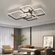 Lustres Led Modernes Plafond Pour Salon Chambre Salle D'étude AC90-260V éclairage intérieur Led