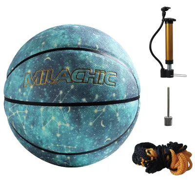 Ballon de basket holographique réfléchissant lumineux avec lumière nocturne constellation avec