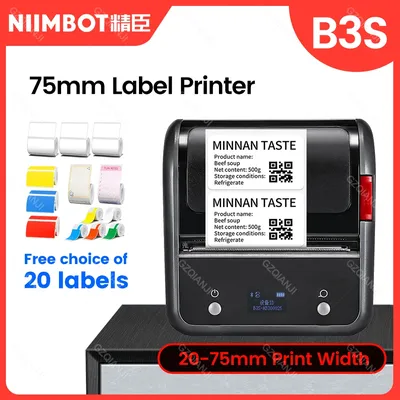 Niimbot B3S-Mini imprimante thermique portable Bluetooth fabricant d'étiquettes autocollantes