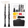 NAOMI-Clarinette Professionnelle Sib 17 Clés en ABS Kit Nickel Plaqué Cupronprison avec Clarinette
