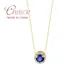 CANNER – collier en argent Sterling 925 Zircon coloré perle ronde pendentif pour femmes chaîne