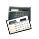 Mini calculatrice solaire Portable Ultra-mince format carte de crédit à 8 chiffres pour bureau et