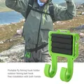 Clips à mouches portables coordonnants montés sur ceinture support de canne à pêche mains libres