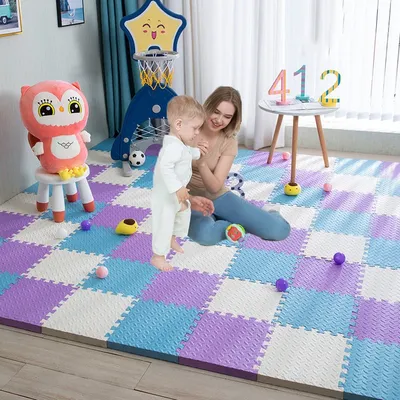 Mousse polymère pour bébé 1 cm jouet pour enfant sol doux tapis de gymnastique JOFitness