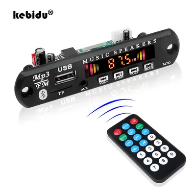 Kebidu-Carte décodeur MP3 et WMA pour voiture amplificateur 2x3 W technologie audio Bluetooth 3.7