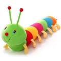 Peluche colorée longue de 50CM en forme de ver pour enfants jouets en peluche doux coussin de ver