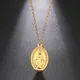 Cazador-Collier pendentif religieux juif Vierge Marie pour femme acier inoxydable collier mère de