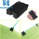 Clips de filet pare-soleil papillon noir protection solaire de jardin attelle en fibre film de