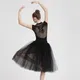 Tutu de Ballet Classique en Dentelle Blanc Noir Rose Ballerine Adulte Taille artificiel