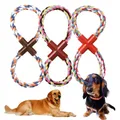 Jouets à mâcher en corde tressée durables jouets à mâcher pour chien et chiot corde de jeu