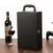 Boîte à bouteilles de vin en cuir sac de luxe 2 vin rouge Champagne fourre-tout poignée étui de