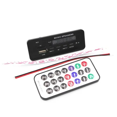 Carte décodeur Bluetooth 5.0 MP3 WMA Module Audio DC 12V USB TF Radio FM AUX lecteur MP3