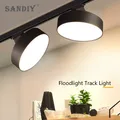 SANDIY Led Rail Lamp Spot Track Lights Spot de Plafond Rotatif 9W/12W/24W Rail Rail Luminaire pour
