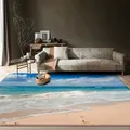 Tapis 3D en Coquillages de Mer pour Décoration de Maison Moderne Carpent de Salon de Chambre à