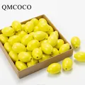 Perles ovales en bois de citron pour bricolage jouets pour enfants décoration de la maison