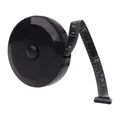 Ruban à mesurer noir 1.5m/60 pouces outils rétractables double face Mini ruban à mesurer Flexible
