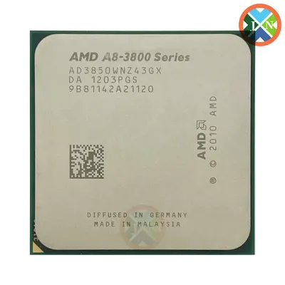 AMD A8-series A8-3850 A8 3850 2.9 GHz façades-Core CPU Processeur AD3850tary Z43GX Socket FDallas